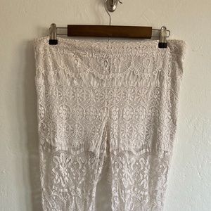Crochet White Pants